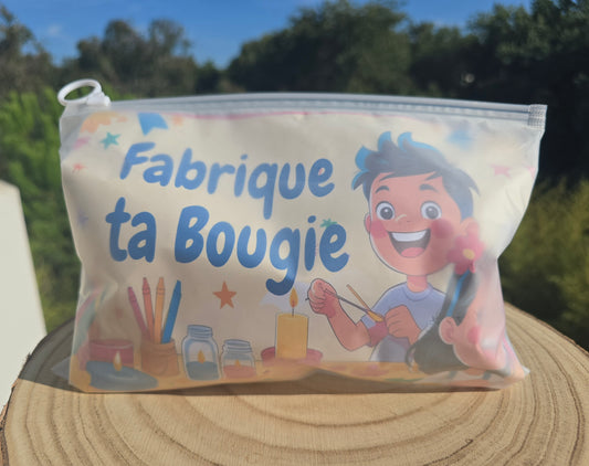 kit fabrication bougie enfant diy cire de soja parfum Grasse
